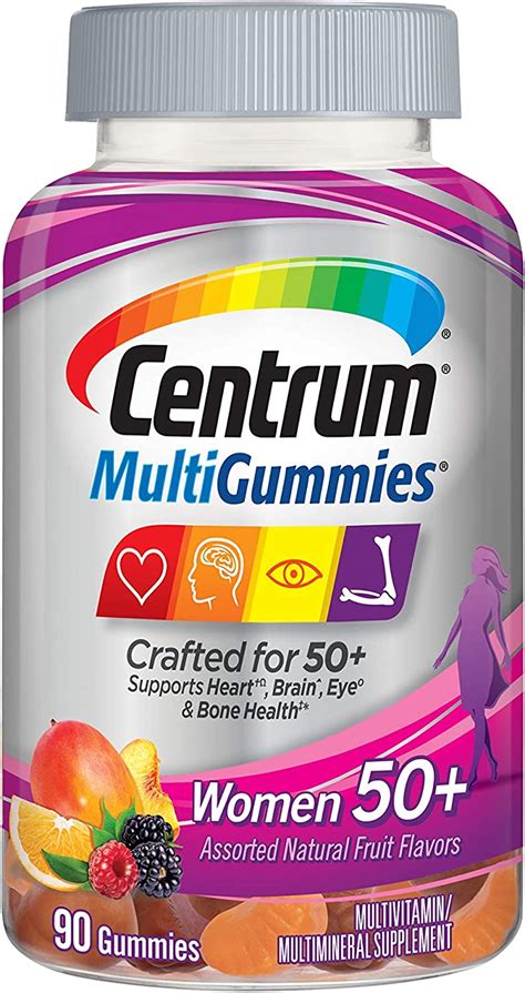 Buy Centrum Multigummies Gummy Multivitamin For Women 50 Plus With Vitamin D3 B6 And B12