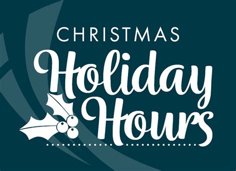 Christmas Holiday Hours 2021 Invercargill City Council