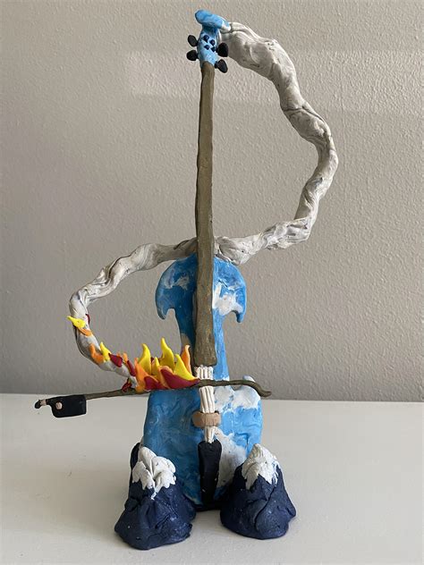 Sculpture Polymer Clay Music Instruments Surrealist On Behance