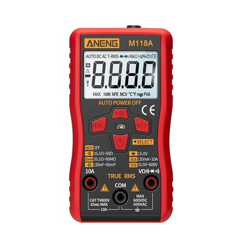 Aneng M A Mini Digitale Multimeter Duurzaam Auto Grandado