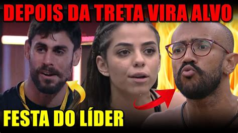 BBB23 AO VIVO AGORA FESTA DO LÍDER TRETA FEIA KEY E ALFACE CAUSA