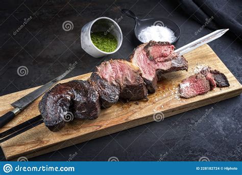 Barbecue Dry Aged Wagyu Brazilian Picanha From The Sirloin Cap Of Rump