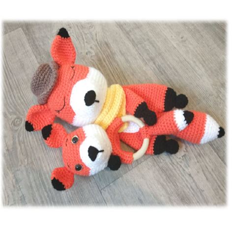 Tutoriel Patron Crochet Doudou Et Hochet Renard Pdf Fr