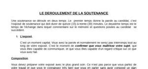 Exemple De Speech De Soutenance Licence Imayunix