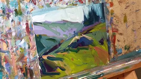 Awesome Landscape Oil Painting Demo Impressionist Loose Brush By