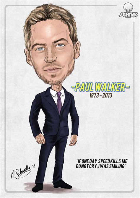 Paul Walker Tribute Art by Martin Schwella Schink Art & Design