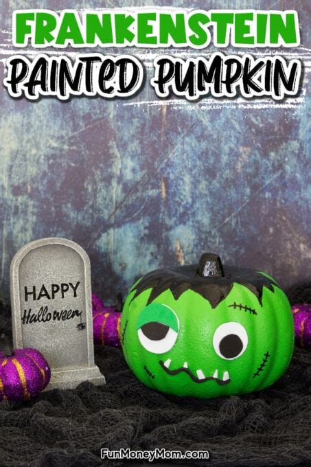 Easy Frankenstein Pumpkin Painting Idea | Fun Money Mom