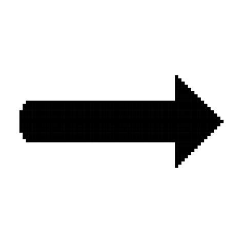 Right Arrow Pixel Art On White Background 50468139 Vector Art At Vecteezy