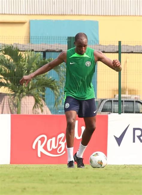 Joe Aribos Third Leg In Nigeria Afcon Training Pic Has Fans Joke