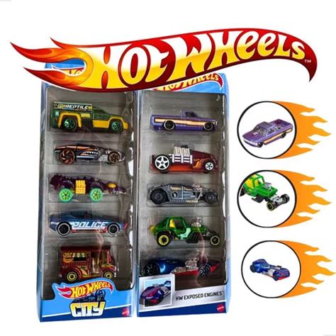 Kit Hotwheels Sem Duplicidade Colecionador Miniatura Hot Wheels Pack Carrinhos Mattel