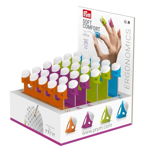 Prym Ergonomic Soft Plastic Thimble 3 Sizes Sew Irish