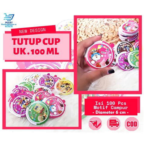 Jual Cup Ice Cream 100ml Gelas Es Krim Wadah Motif 100ml Plastik Shopee Indonesia