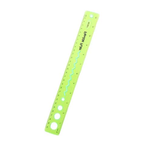 20 Pack Clear Plastic Ruler 12 Inch Straight Ruler Flexible Ruler With ...