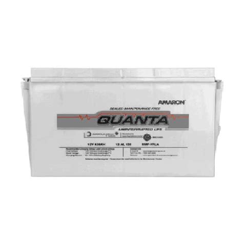 Amaron Quanta 12AL120 12V 120Ah SMF VRLA Lead Acid Battery Sheildify