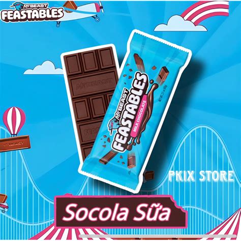 Hot Socola Feastable Mrbeast Thanh G V G I K M T I Gel Gi L Nh Ch Nh H Ng T M G I V