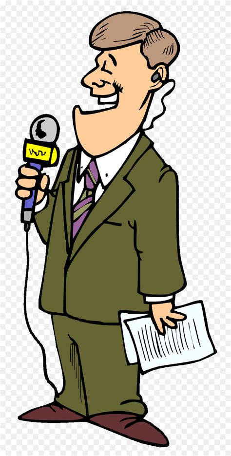 News Reporter Clip Art Reporter Clipart Flyclipart
