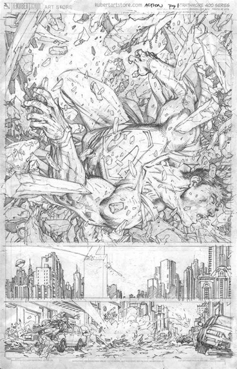 First Look At Jim Lees Pencils For ACTION COMICS 1000 Action Comics