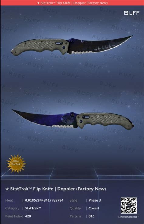 Flip Knife Doppler P3 FN Cs Go Skin CSGO Kosa Skin Turzyn Kup Teraz