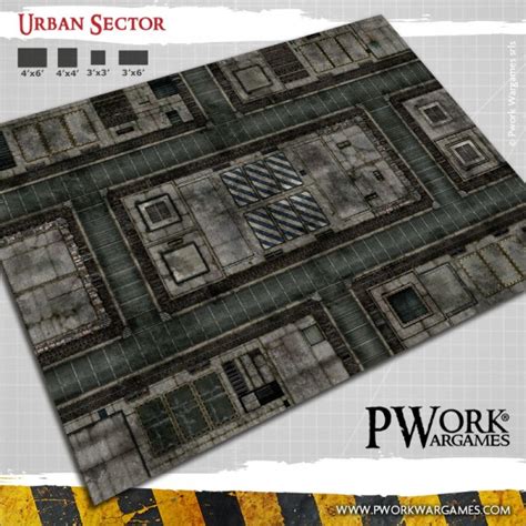 Tabletop Fix Pwork Wargames New Urban Sector Gaming Mat