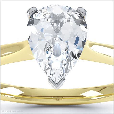 In Praise Of Yellow Gold Pear Shaped Engagement Rings