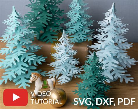 3d Christmas Tree Template Printable
