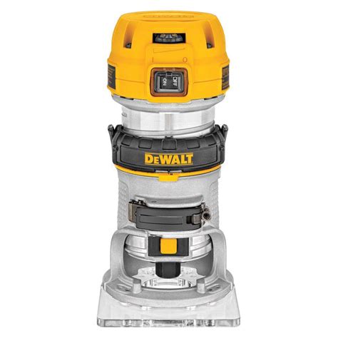 Dewalt 7 Amp Corded 1 14 Hp Max Torque Variable Speed Compact Router