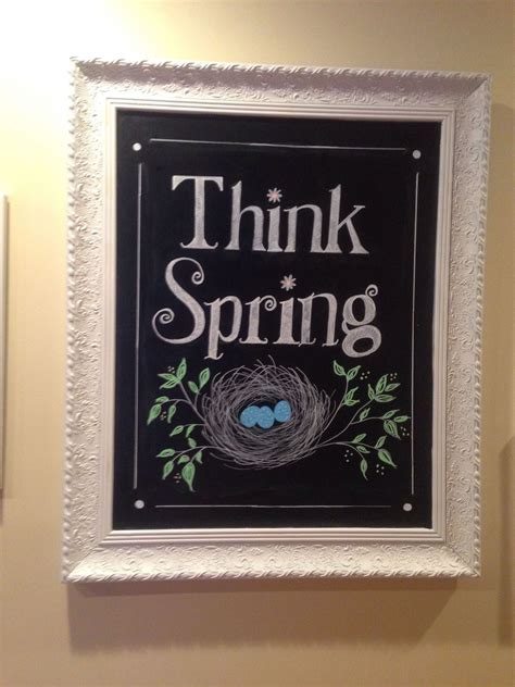 Spring Chalkboard Art Fancydecors Spring Chalkboard Art Spring