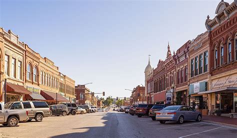 Towns In Oklahoma With Vibrant Downtown Areas Worldatlas