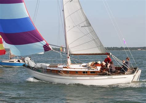 Laurent Giles Wanderer Sloop Classic Wooden Yacht For Sale