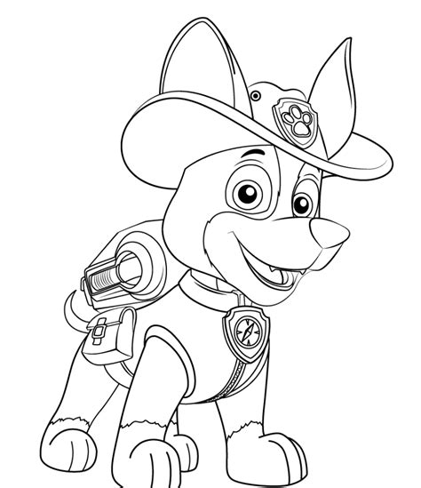 Printable Full Size Paw Patrol Coloring Pages