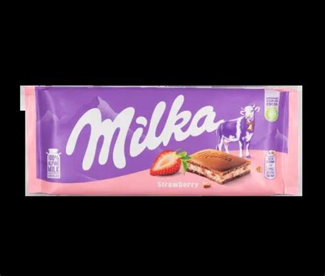 Barra Milka Strawberry G P O De Mel