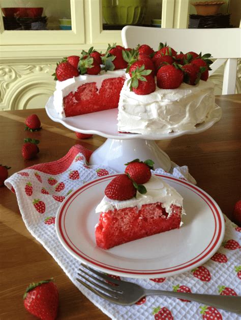 How To Make Strawberry Jell O Cake With Fresh Strawberries Delishably