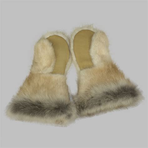 Glacier Wear Alaska Musher Mittens Beaver And Wolverine Fur