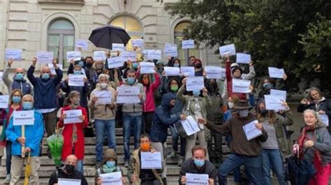 Green pass ad Orvieto flash mob di solidarietà per il prof sospeso