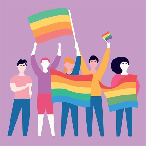 Premium Vector Lgbt Pride Day And Month Gay Parade