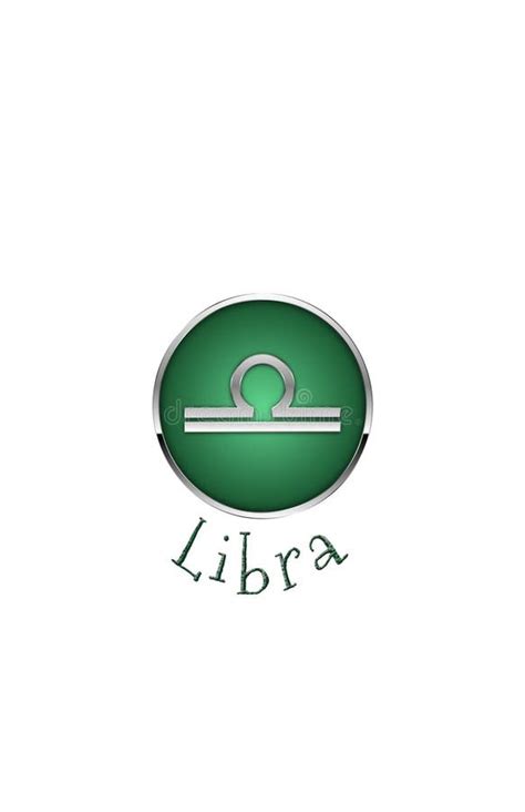 Symbol Of Libra Zodiac Sign Made With Spots Stock Illustration