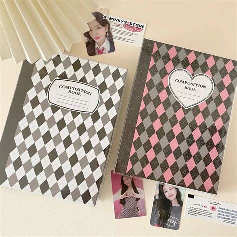 Wholesale MINKYS Retro Rhombus A5 Kpop Pocard Kpop Photocard Binder