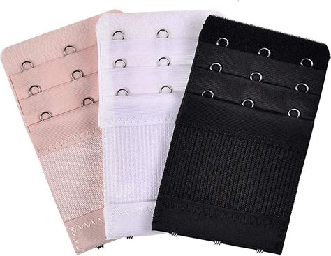 3 Pieces Bra Extender Bra Strap Extension Womens Elastic Extenders 3