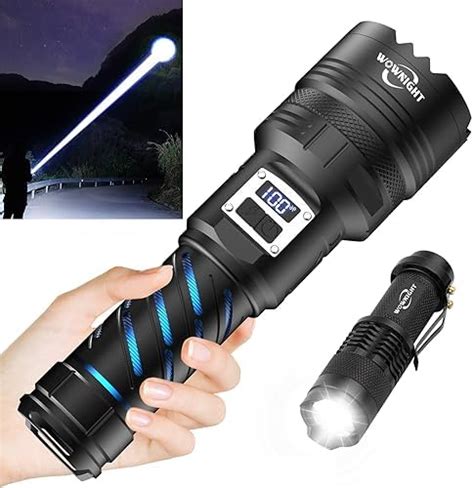 Wownight Torches Led Super Bright Rechargeable Lumens Torches