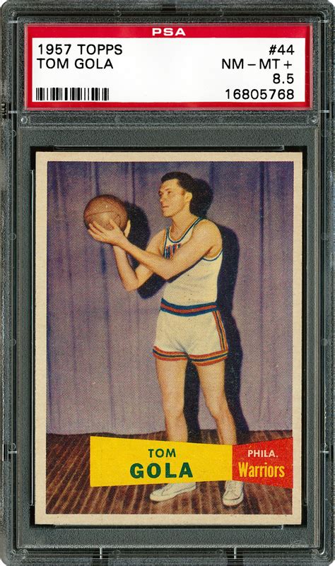 1957 Topps Tom Gola | PSA CardFacts™