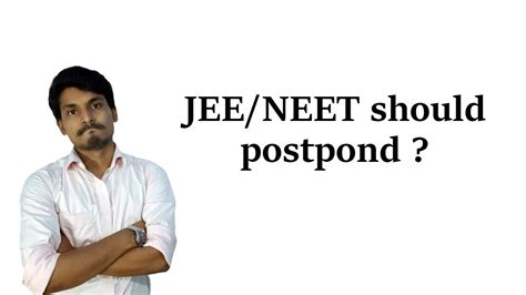 Should NEET JEE Exams Postpond YouTube