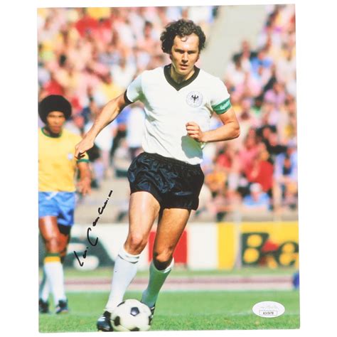 Franz Beckenbauer Signed Team Germany 8x10 Photo (JSA) | Pristine Auction