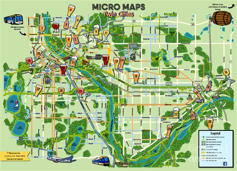 Micro Maps Twin Cities Digital Art by Laura Toth