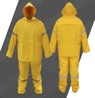 IMPERMEABLE DE DOS PIEZAS CON REFLEJANTE Equipo De Seguridad