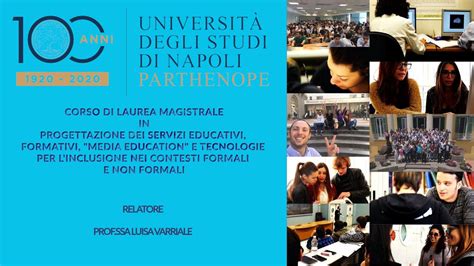 CORSO DI LAUREA MAGISTRALE IN PROGETTAZIONE DEI SERVIZI EDUCATIVI