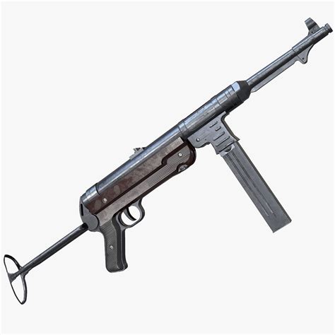 Submachine Gun Smg Free 3d Model Blend Free3d