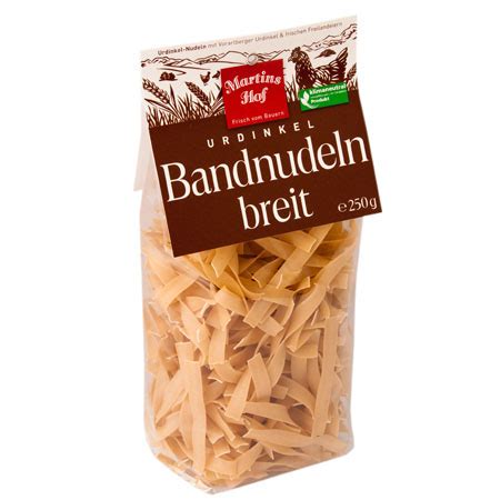 Urdinkel Bandnudeln Breit 250 G Martinshof