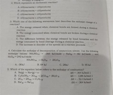 Answered Exothermic Reaction Bartleby