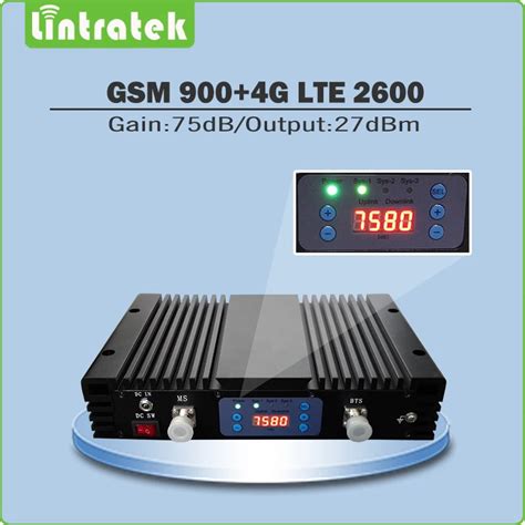 High Gain Db Dual Band Signal Repeater Gsm Mhz Mhz G Lte Fdd