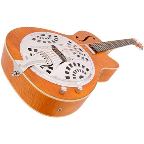 Disc Vintage Vrc800amf Electro Acoustic Resonator Guitar Amber Gear4music